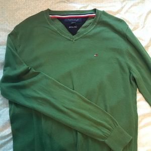 Tommy Hilfiger green sweater